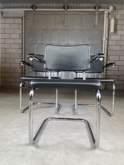 4x Thonet S64 PV-Stuhl