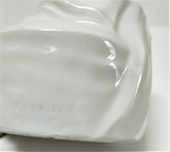 Image 1 of Anthropomorphe Dose Baylac-Porzellan Anfang des 20. Jahrhunderts