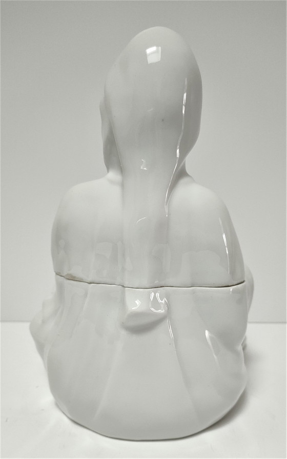 Image 1 of Anthropomorphe Dose Baylac-Porzellan Anfang des 20. Jahrhunderts