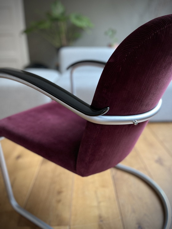 Image 1 of Gebr Van Der Stroom Niederländische Originale Modell Gispen 414 Stuhl