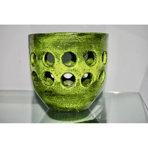 Vintage-keramischer Topfdeckel von Mado Jolain