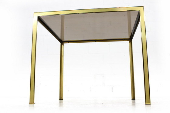 Image 1 of Vereinigte Werkstätten goldener Hollywood Regency Coffee Table / Beistelltisch aus Messing