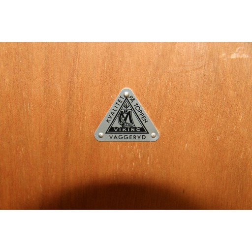 Vintage-Anrichte aus Teakholz und Buche, Schweden 1950