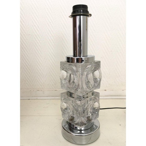 Image 1 of Vintage-Lampe in gestapeltem Glaswürfel