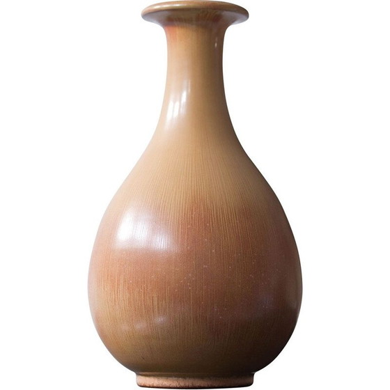 Image 1 of Vase aus Steingut von Gunnar Nylund, Schweden 1940