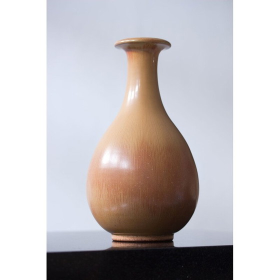 Image 1 of Vase aus Steingut von Gunnar Nylund, Schweden 1940