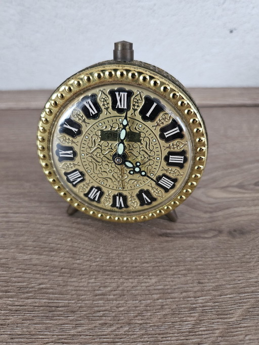 Vintage Antiker Wecker Peter Uhren Gmbh 1970