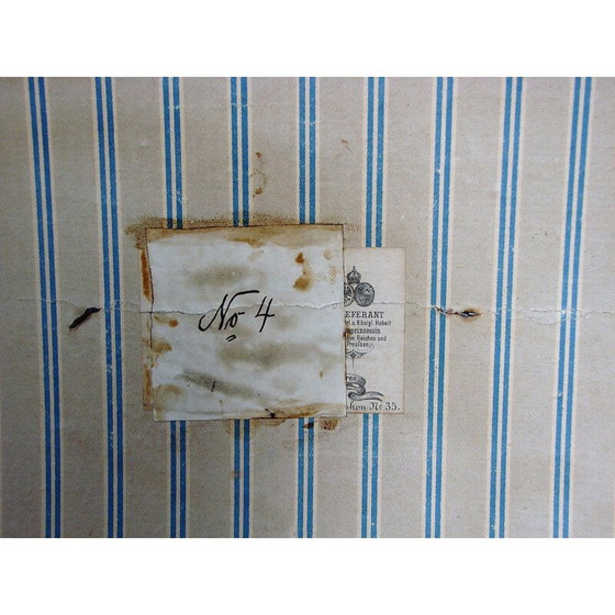 Image 1 of Vintage-Truhe aus Holz und Metall, 1900