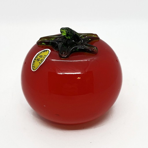 Vintage Muranoglas Tomate, Deutschland 1970