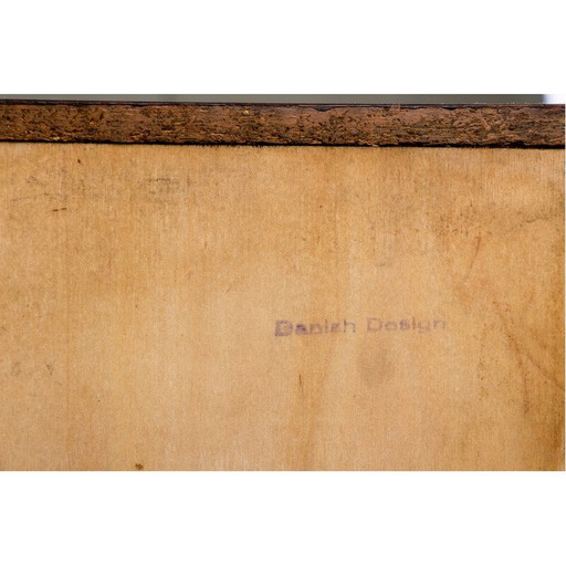 Vintage Teakholz Kommode mit 3 Schubladen für Samcom, Dänemark 1960