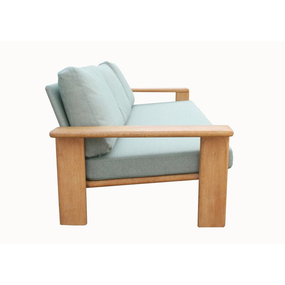 Image 1 of Vintage Skandinavien Sofa aus Eichenholz, 1970er Jahre