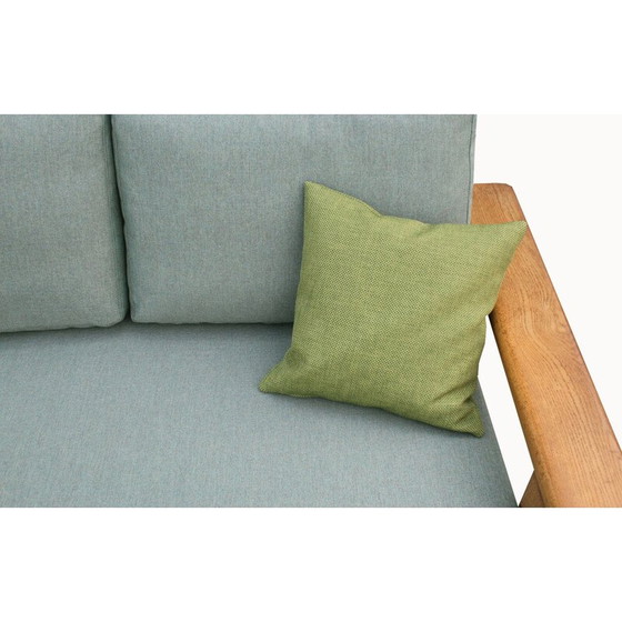 Image 1 of Vintage Skandinavien Sofa aus Eichenholz, 1970er Jahre