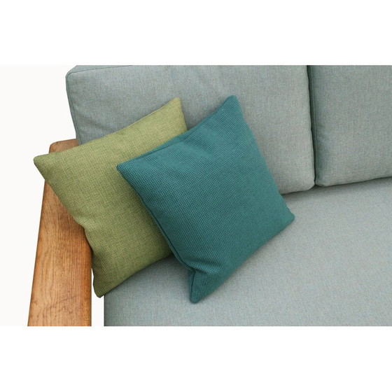 Image 1 of Vintage Skandinavien Sofa aus Eichenholz, 1970er Jahre