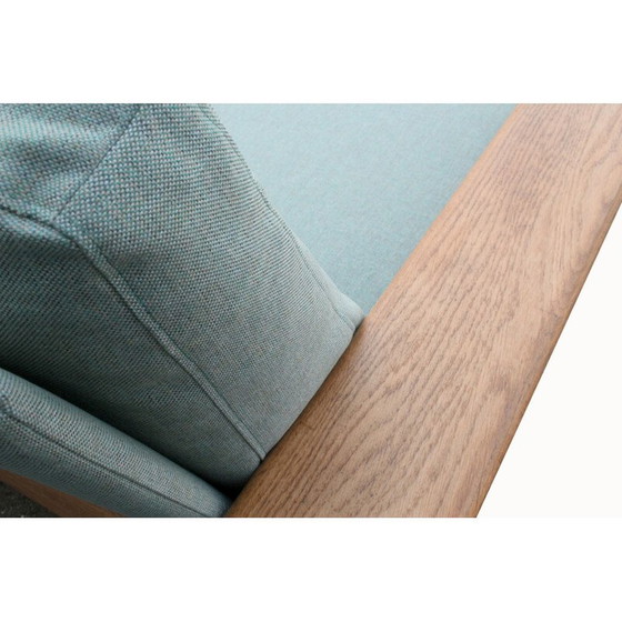 Image 1 of Vintage Skandinavien Sofa aus Eichenholz, 1970er Jahre