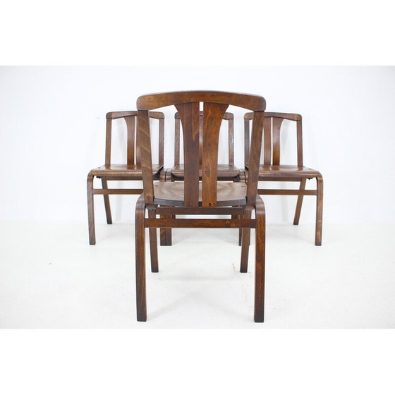 Image 1 of Beistellstuhl aus Buchenholz von Ton, Tschechoslowakei 1980er Jahre