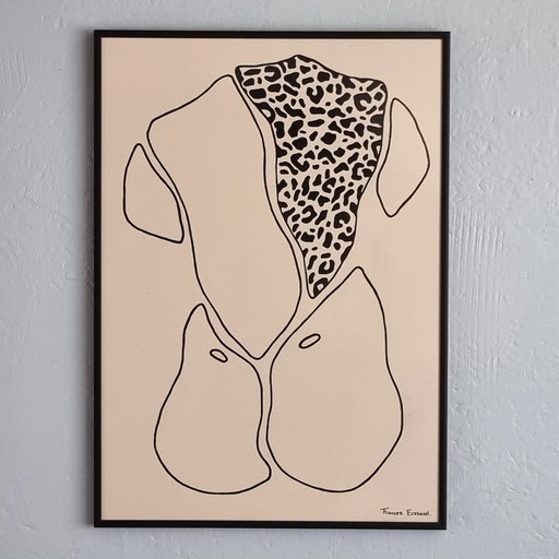 Frances Eckhardt - Handgemalte Kunst A2 Format -C