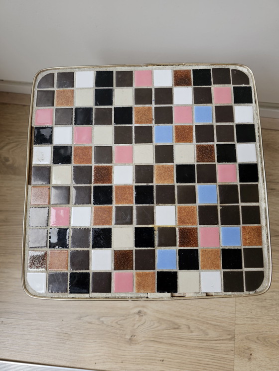 Image 1 of Vintage Mosaik-Beistelltisch