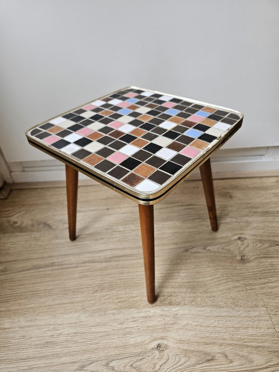 Image 1 of Vintage Mosaik-Beistelltisch