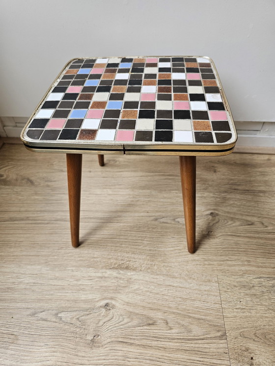 Image 1 of Vintage Mosaik-Beistelltisch