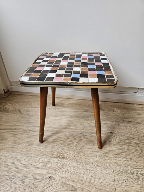 Image 1 of Vintage Mosaik-Beistelltisch