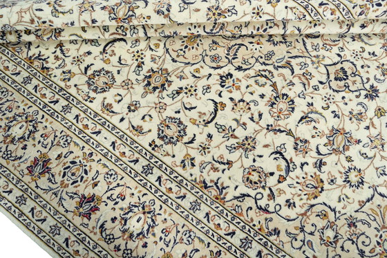 Image 1 of Handgeknüpfter Keshan Kork Orientteppich – 351 X 248 Cm – Traditionelles Design