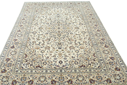 Handgeknüpfter Keshan Kork Orientteppich – 351 X 248 Cm – Traditionelles Design