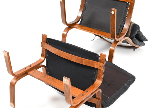 Image 1 of Siesta Lounge Chair & Ottoman von Ingmar Relling für Westnofa, 1970er Jahre, 2er-Set