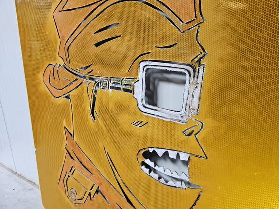 Image 1 of Gorillaz-Kunstwerk groß, beleuchtet