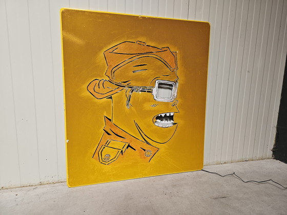 Image 1 of Gorillaz-Kunstwerk groß, beleuchtet