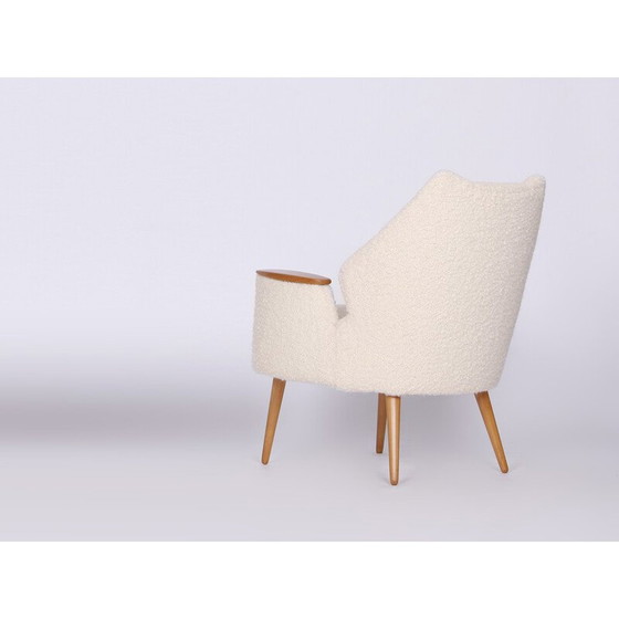 Image 1 of Mid Century Bouclé-Sessel, 1960er Jahre