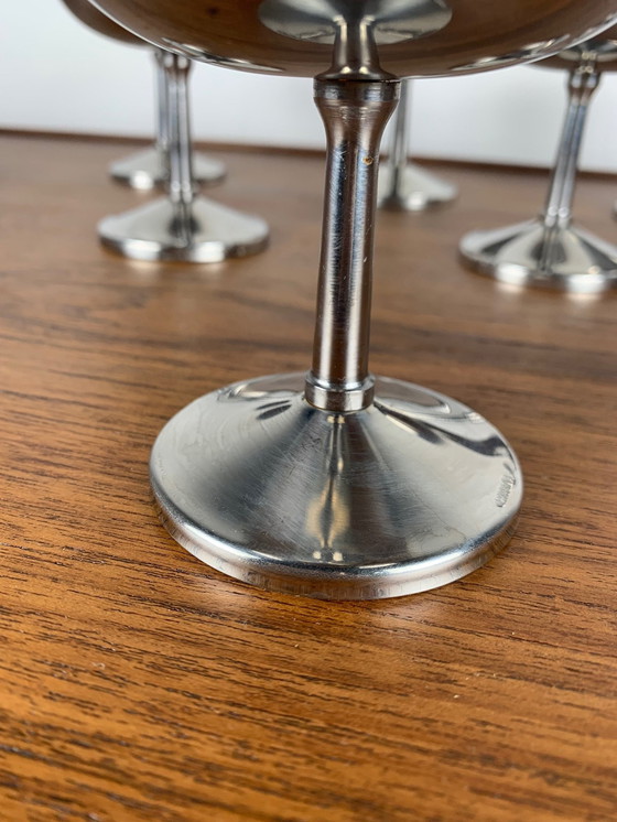 Image 1 of Set aus 6 Edelstahl-Eisbechern