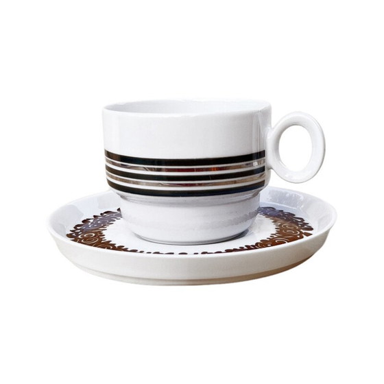 Image 1 of Vintage Tasse und Untertasse von Thomas-Rosenthal für Hertha Bengtson, Deutschland 1970