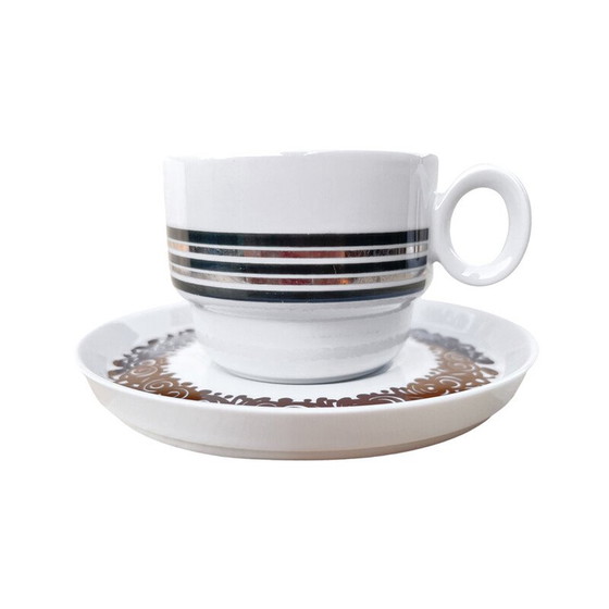 Image 1 of Vintage Tasse und Untertasse von Thomas-Rosenthal für Hertha Bengtson, Deutschland 1970