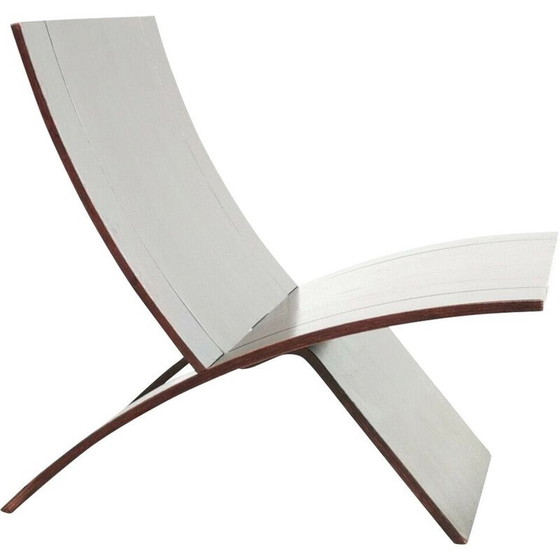 Image 1 of Zweiteiliger Klappsessel aus Buchenholz von Jens Nielson für Westnofa Laminex, Norwegen 1966