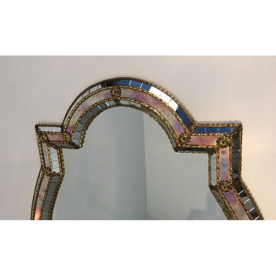 Image 1 of Facettierter Spiegel mit Mosaik, 1970