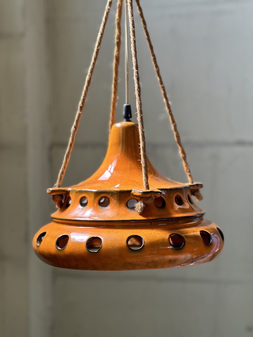 Vintage Boho orange Lavalampe