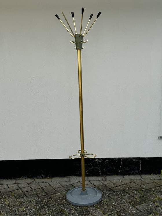 Image 1 of Vintage Stahl Industrie-Stil Kleiderständer