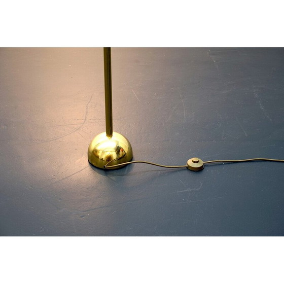 Image 1 of Stehlampe aus goldfarbenem Metall für Hust, Deutschland 1970