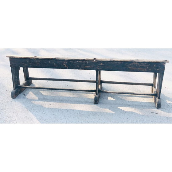 Image 1 of Vintage fünfsitziges Holzpult