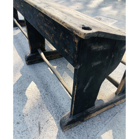 Image 1 of Vintage fünfsitziges Holzpult