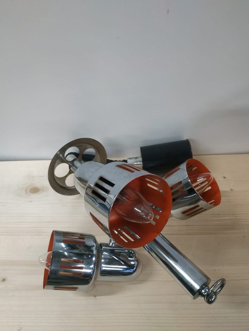 Vintage Design Verstellbare Deckenleuchte 60er/70er Jahre