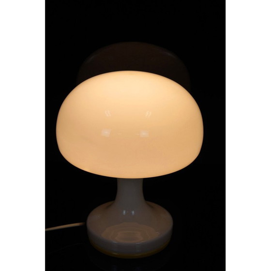 Image 1 of Mid Century Glas-Tischlampe von Osvětlovací Sklo, Tschechoslowakei 1970er Jahre