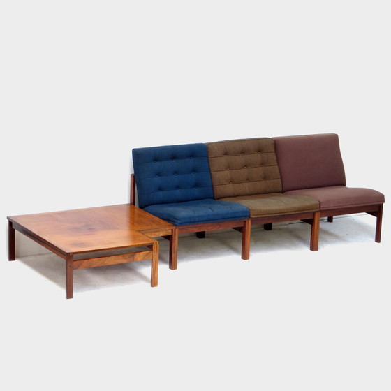 Image 1 of Vintage Palisander 3-Sitzer Sofa aus Frankreich & Søn