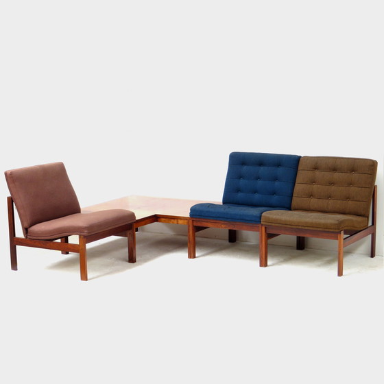 Image 1 of Vintage Palisander 3-Sitzer Sofa aus Frankreich & Søn