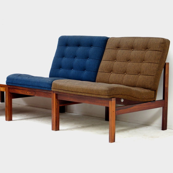 Image 1 of Vintage Palisander 3-Sitzer Sofa aus Frankreich & Søn