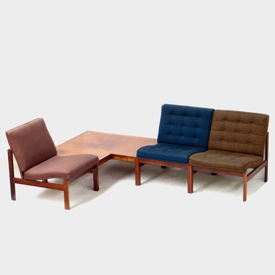 Image 1 of Vintage Palisander 3-Sitzer Sofa aus Frankreich & Søn