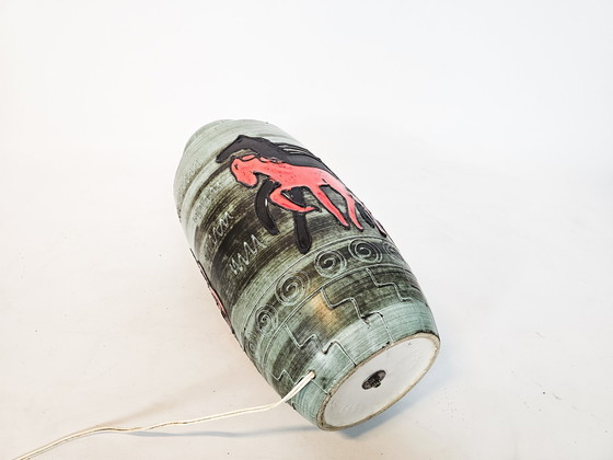 Image 1 of XL Fat Lava - Stehleuchte - original - Mitte des Jahrhunderts - W- Deutschland - 70er Jahre