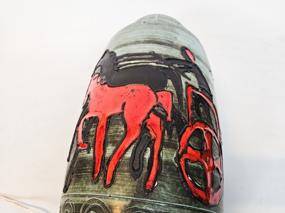 Image 1 of XL Fat Lava - Stehleuchte - original - Mitte des Jahrhunderts - W- Deutschland - 70er Jahre