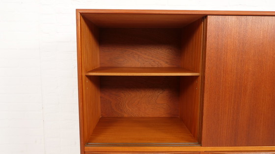 Image 1 of Vintage Highboard | Schiebetüren | Ew Bach | 196 cm