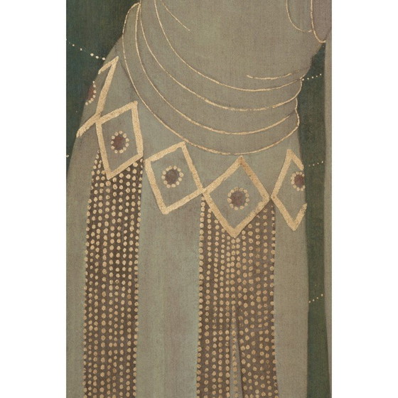 Image 1 of Vintage Leinwand in Leinen gemalt